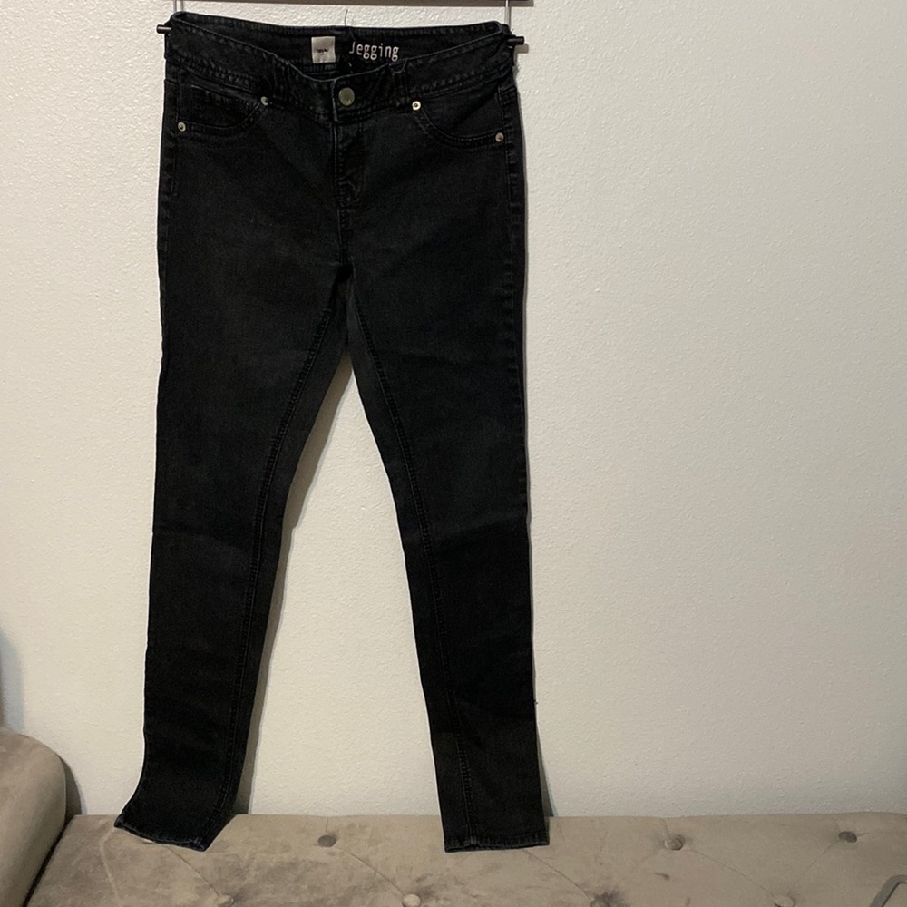 Massimo, black skinny jeans, size 6
